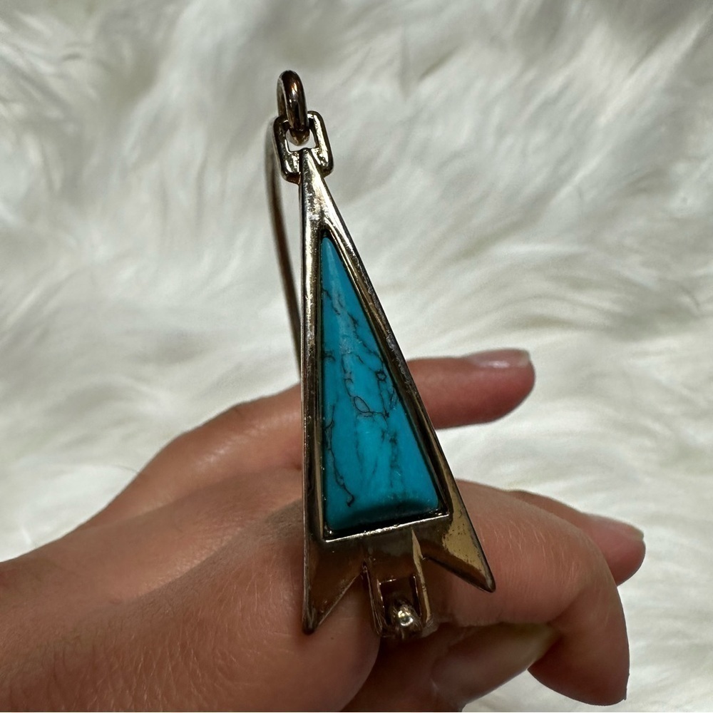 Turquoise Stone Silver Bracelet